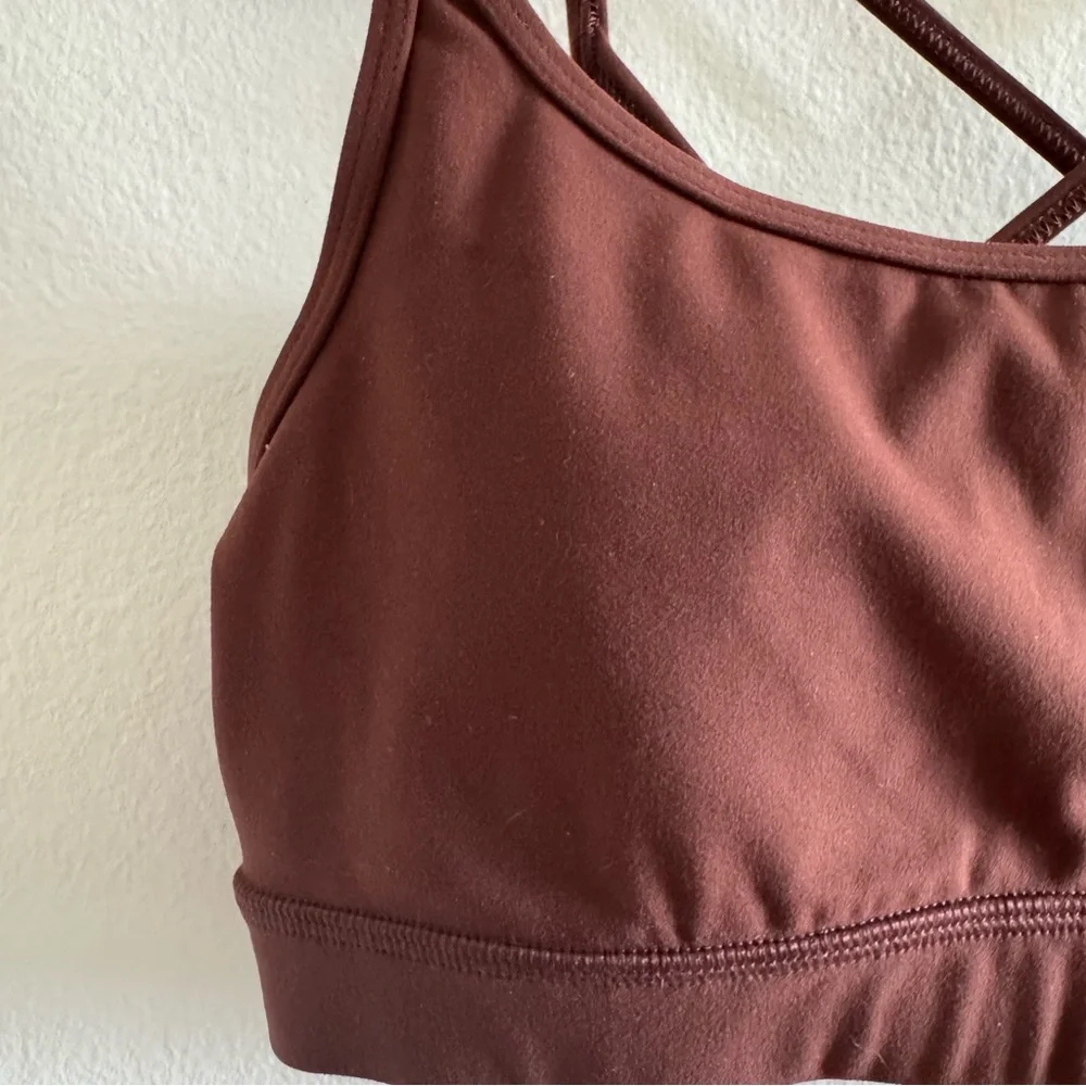 New Vuori Burgundy Mindset Sports Bra VW186 size Small - Picture 3 of 6